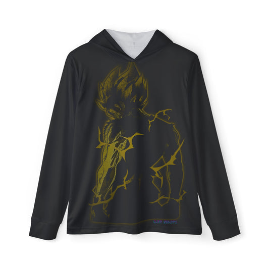 Men's Sports Warmup Hoodie - Bold Graphic Design for Athletes