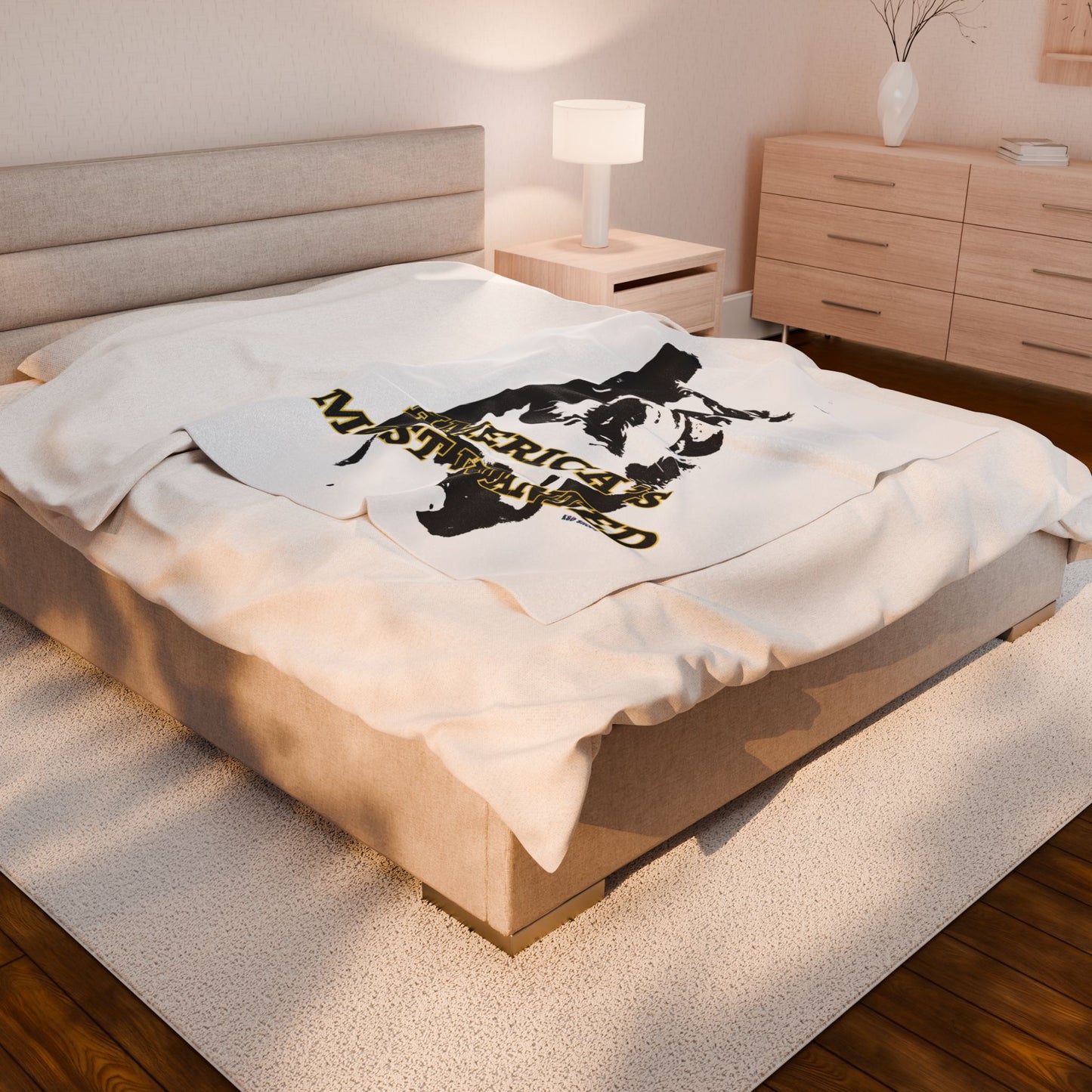 America's Most Wanted Dog Plush Blanket