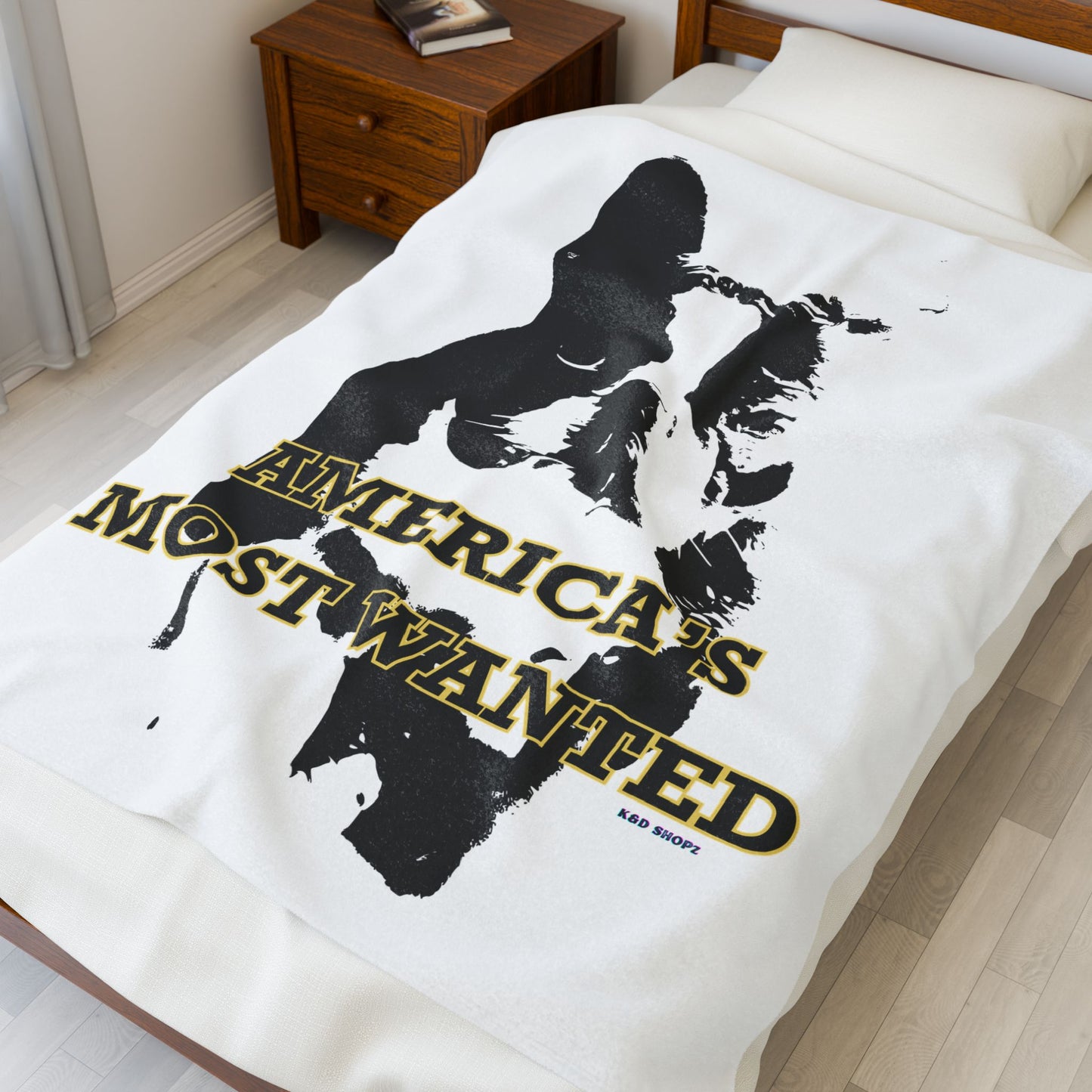 America's Most Wanted Dog Plush Blanket