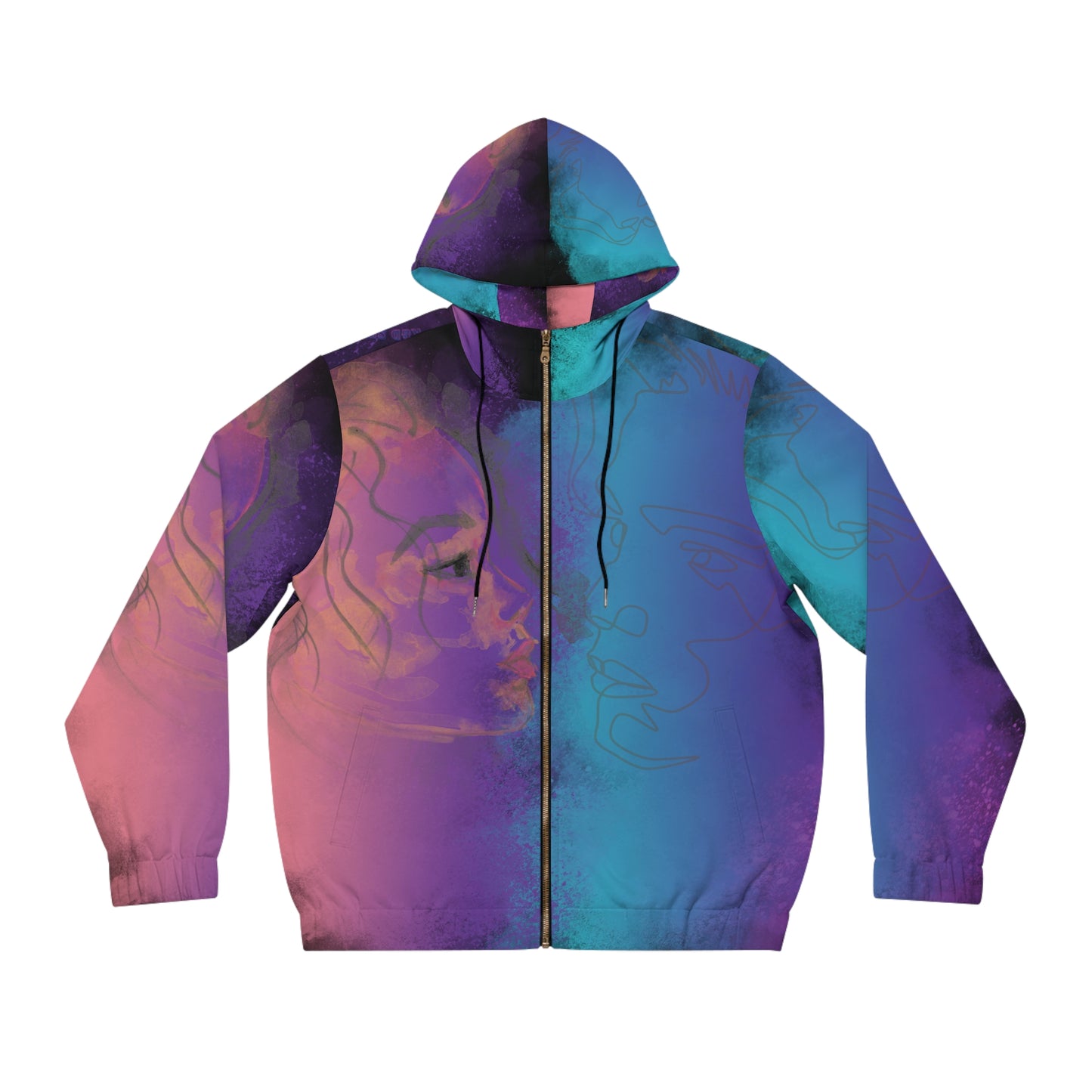 Full-Zip Hoodie - Between Two Worlds Design