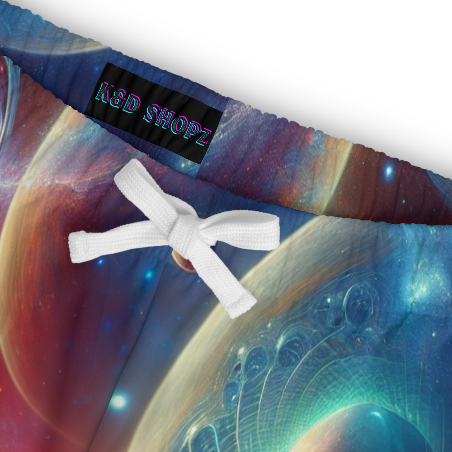 Athletic Long Shorts - Futuristic Space Design