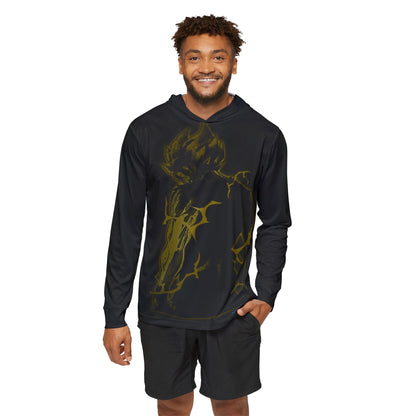 Men's Sports Warmup Hoodie - Bold Graphic Design for Athletes