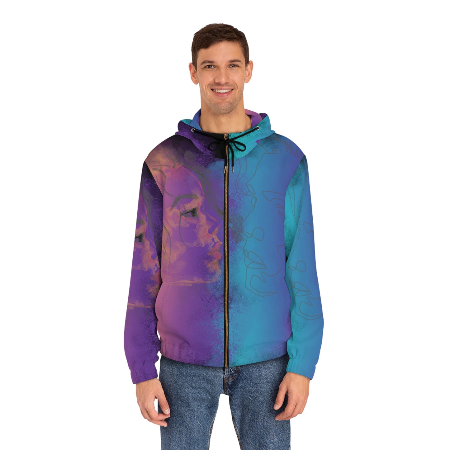 Full-Zip Hoodie - Between Two Worlds Design