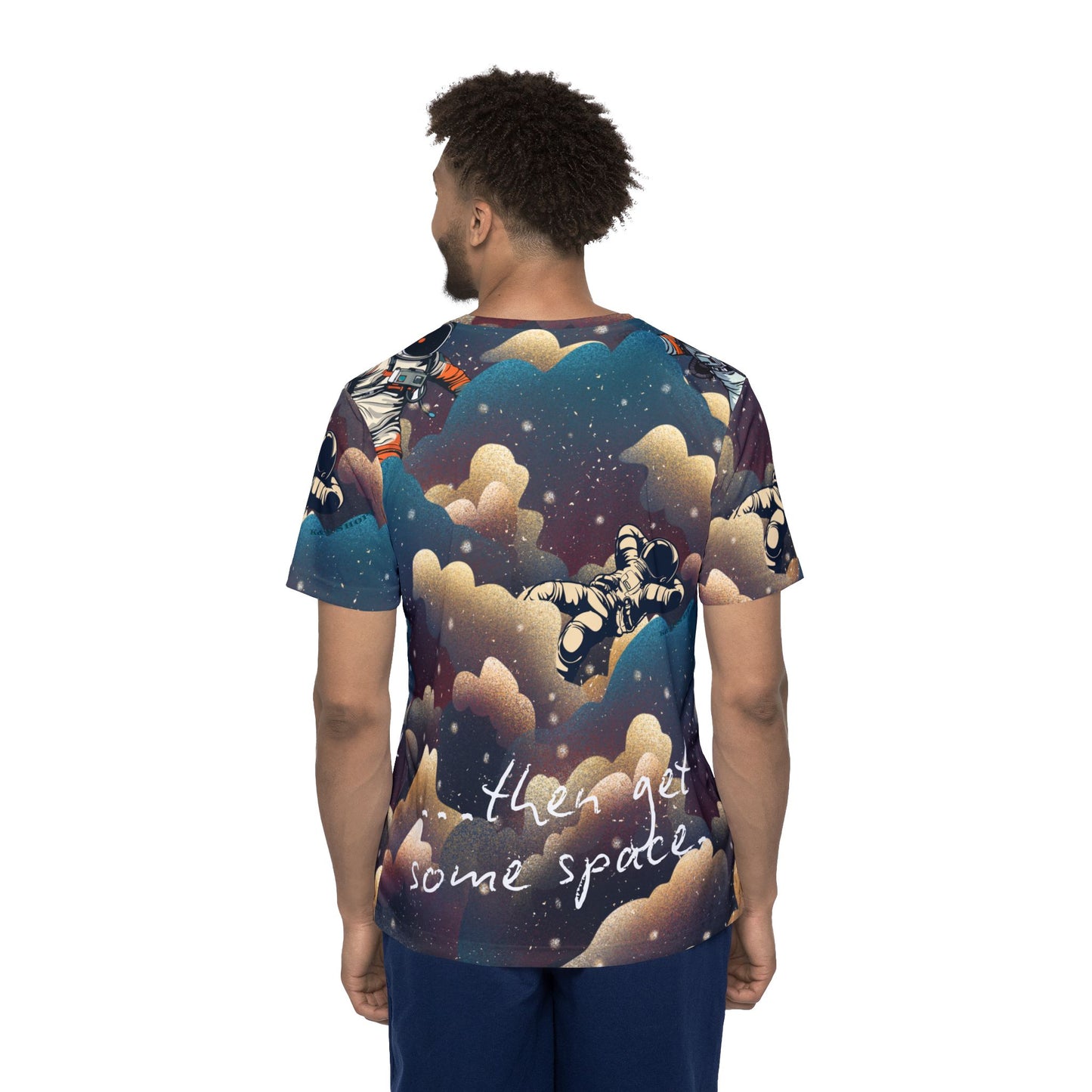 Cosmic Dreams Men's Sports Jersey - Space Theme Tee