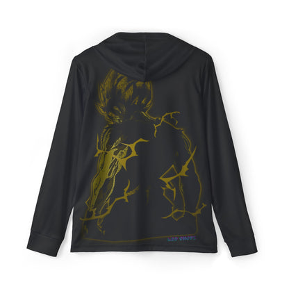 Men's Sports Warmup Hoodie - Bold Graphic Design for Athletes