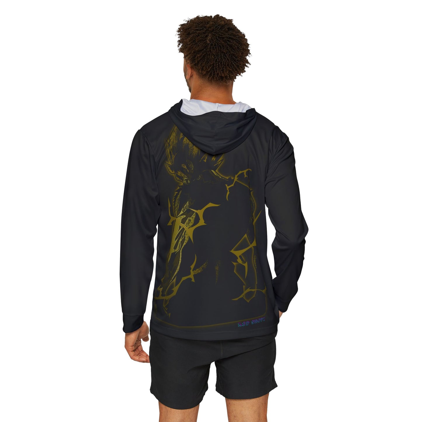Men's Sports Warmup Hoodie - Bold Graphic Design for Athletes